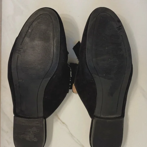 INC International Concepts Women's Black Embellished Bow Mules NEW size 10 - Picture 4 of 4